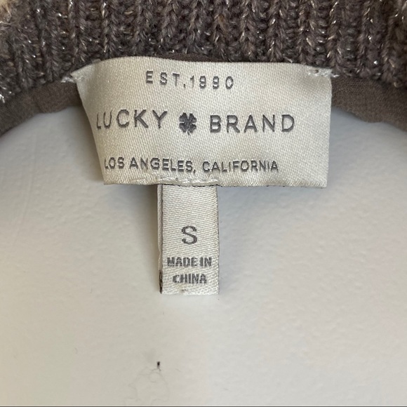 Lucky Brand knit sweater with detailed edge - Picture 2 of 3